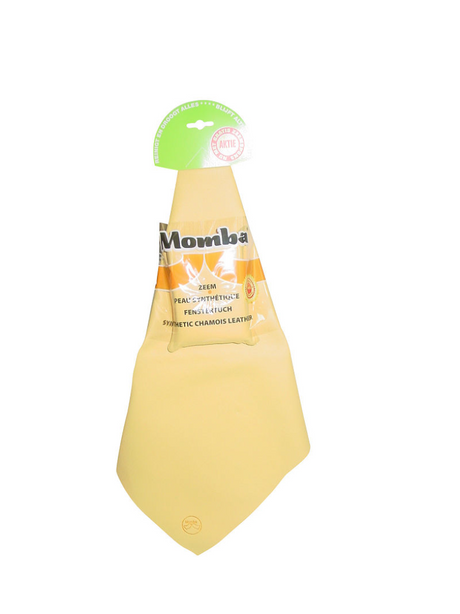 Chamois artificiel Momba avec éponge de chamois env. 38x44cm