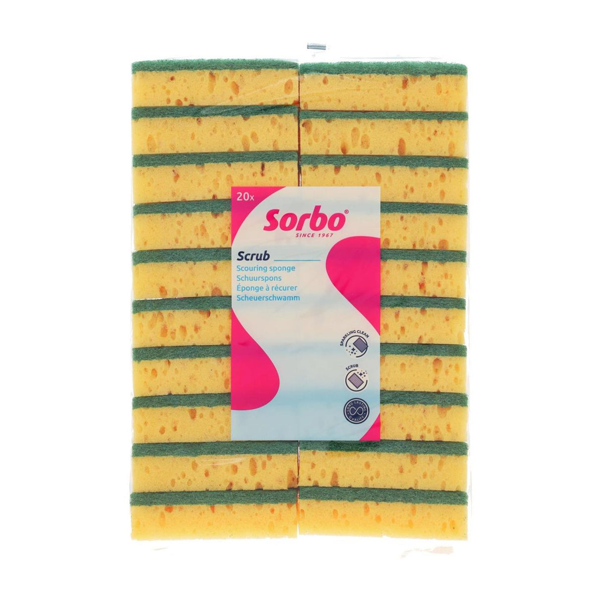 Tampons à récurer Sorbo 20 pièces