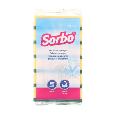 Tampons à récurer Sorbo 6 pièces