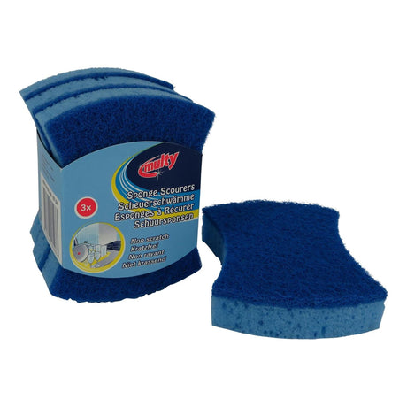 Multy tampons à récurer hydrocel doux 3 pièces