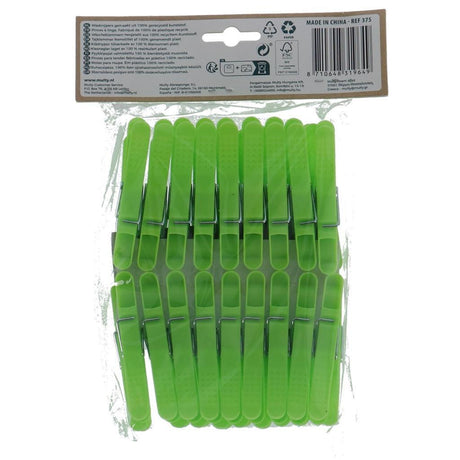 Pinces à linge recyclées Multy pack de 36 pcs