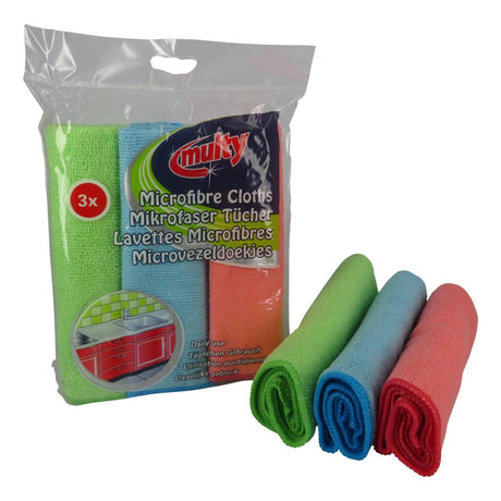 Chiffons microfibre Multy 35x35cm lot de 3