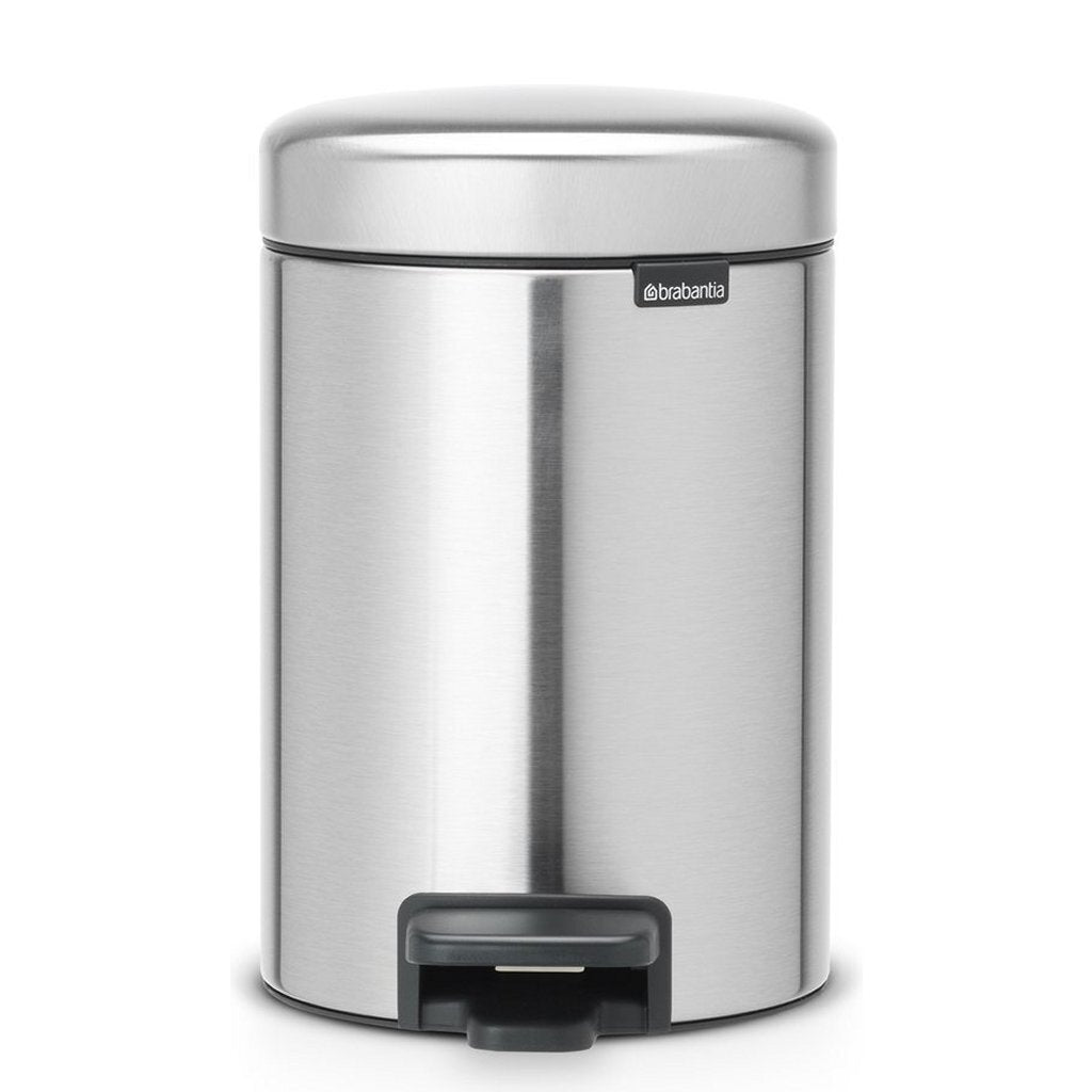 Brabantia newicon pédale bac 3l mate acier