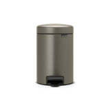 Brabantia brabantia newicon pedaalemmer 3l platinum