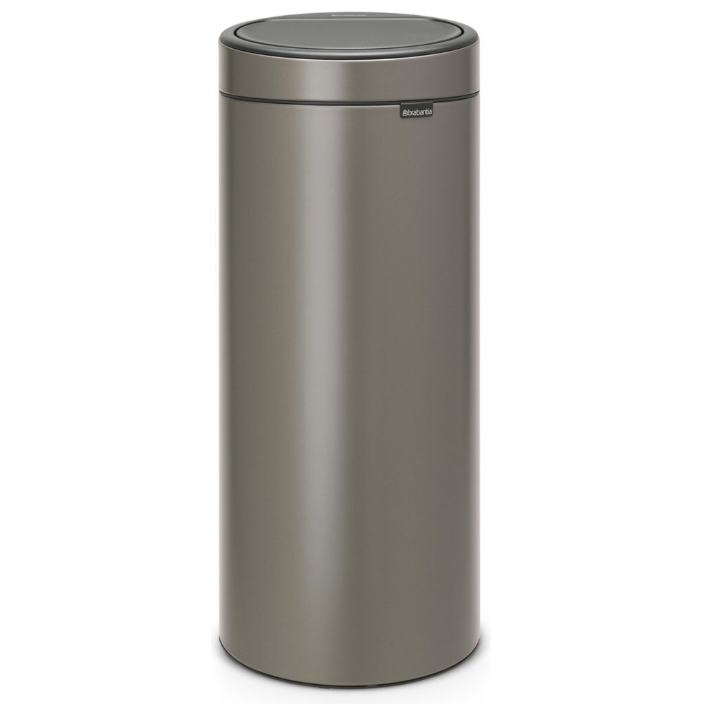 Brabantia touch bin nuevo cubo de desechos 30l platino