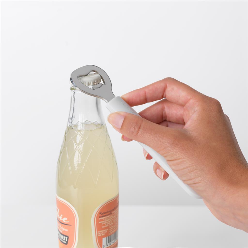 Brabantia Tasty+ Bottle Opener White rostfritt stål