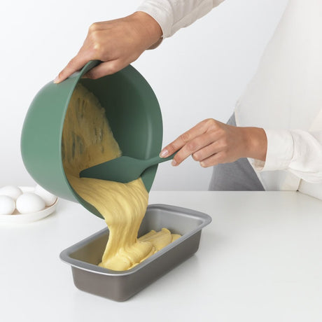Brabantia savoureux+ spatule et grattoir en silicone vert sapin