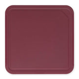 Brabantia brabantia tasty+ snijplank 25x0.8x25 cm aubergine rood