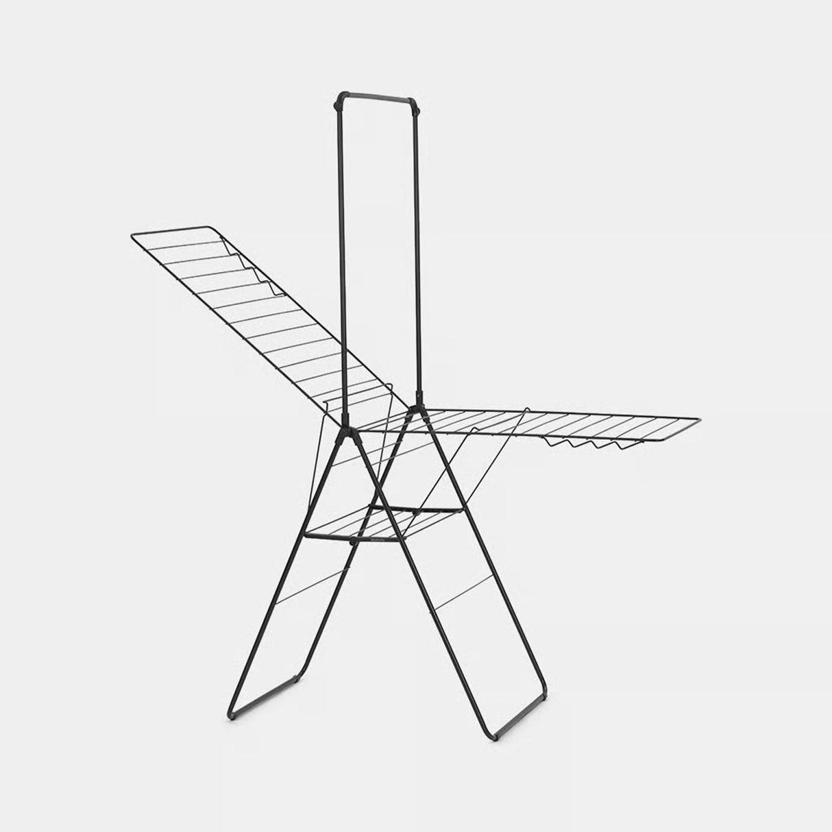 Étendoir Brabantia Hangon, 25 m avec tige - noir mat