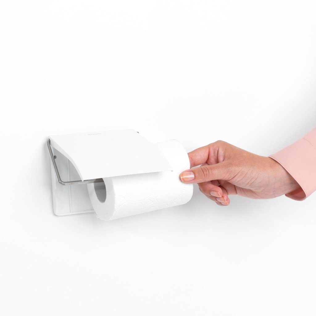 Brabantia Renouveler le porte-rouleau des toilettes avec une valve blanche