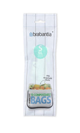 Brabantia sacs à déchets de compostage perfectfit s 6l 10 pièces