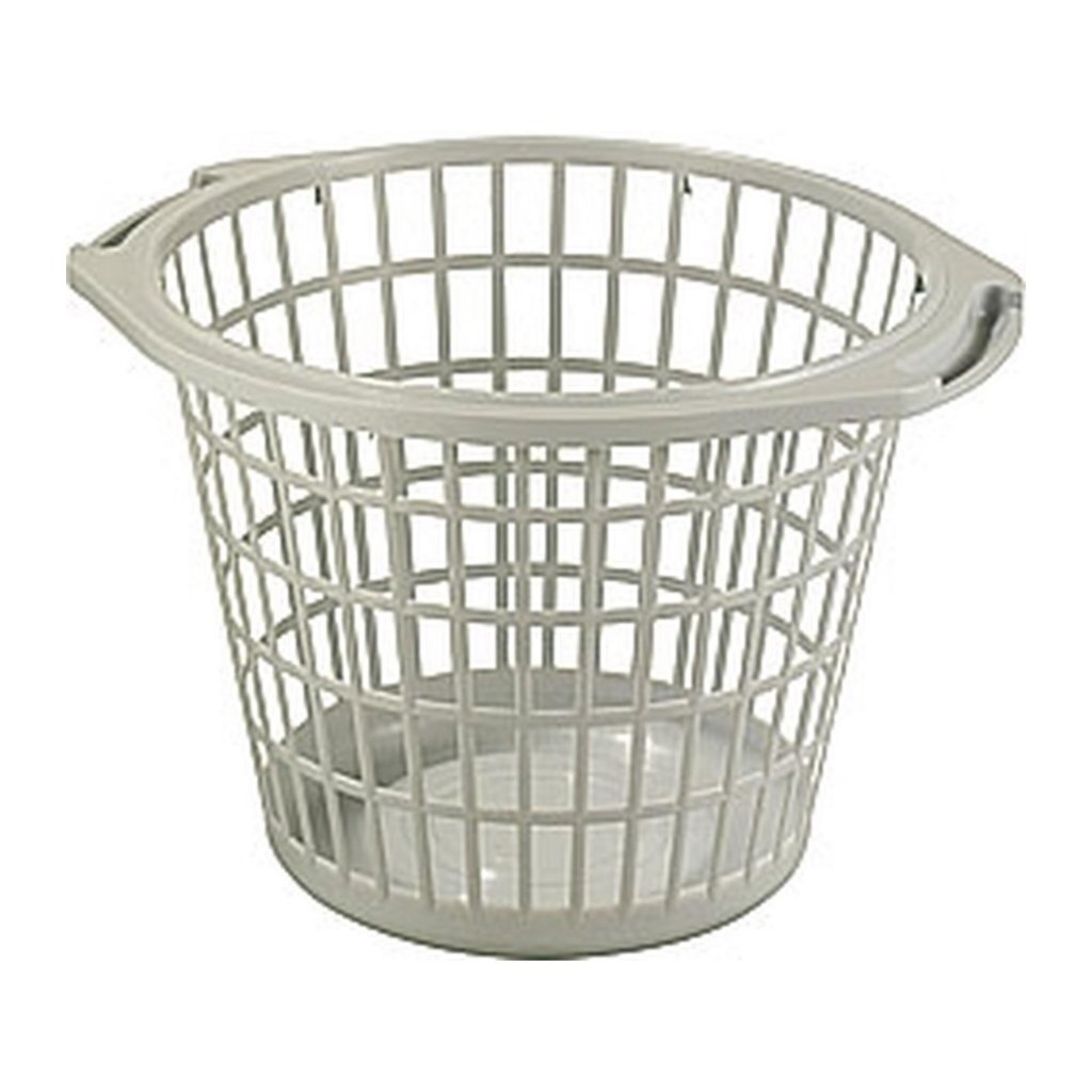 Sunware basic panier à linge 48cm rond gris | 2 pièces