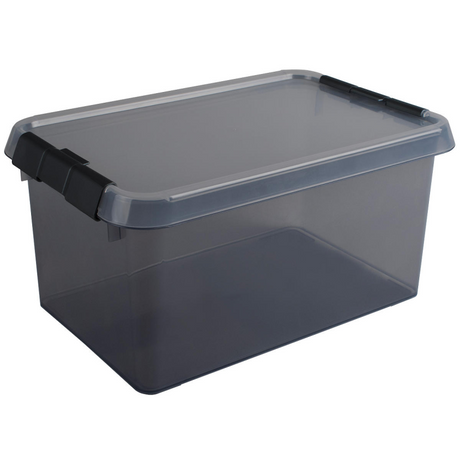 Boîte de rangement Sunware Comfort Line 6l avec couvercle gris transparent