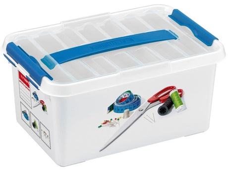 Sunware q-line boîte à couture avec insert 6l blanc