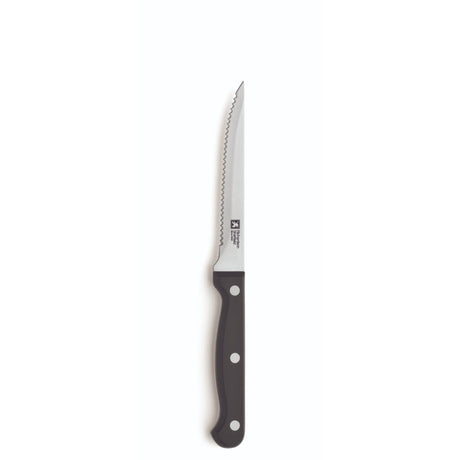 Couteau à steak artisanal Richardson Sheffield en acier inoxydable noir