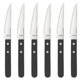 AMEFA Pizza Steak Knife Set de 6 piezas de 6 piezas