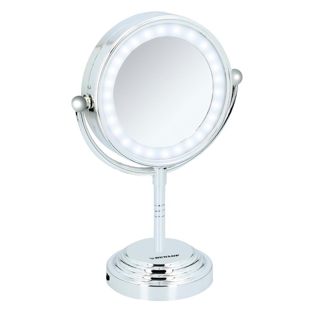 Dunlop LED layout mirror 15 cm chromium