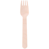 Fourchettes en bois Cuisine élégance 16 cm 12 pièces