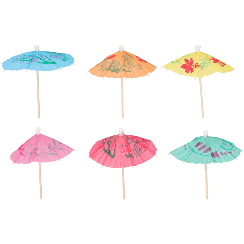Parapluie à cocktail Cuisine élégance 12 pièces