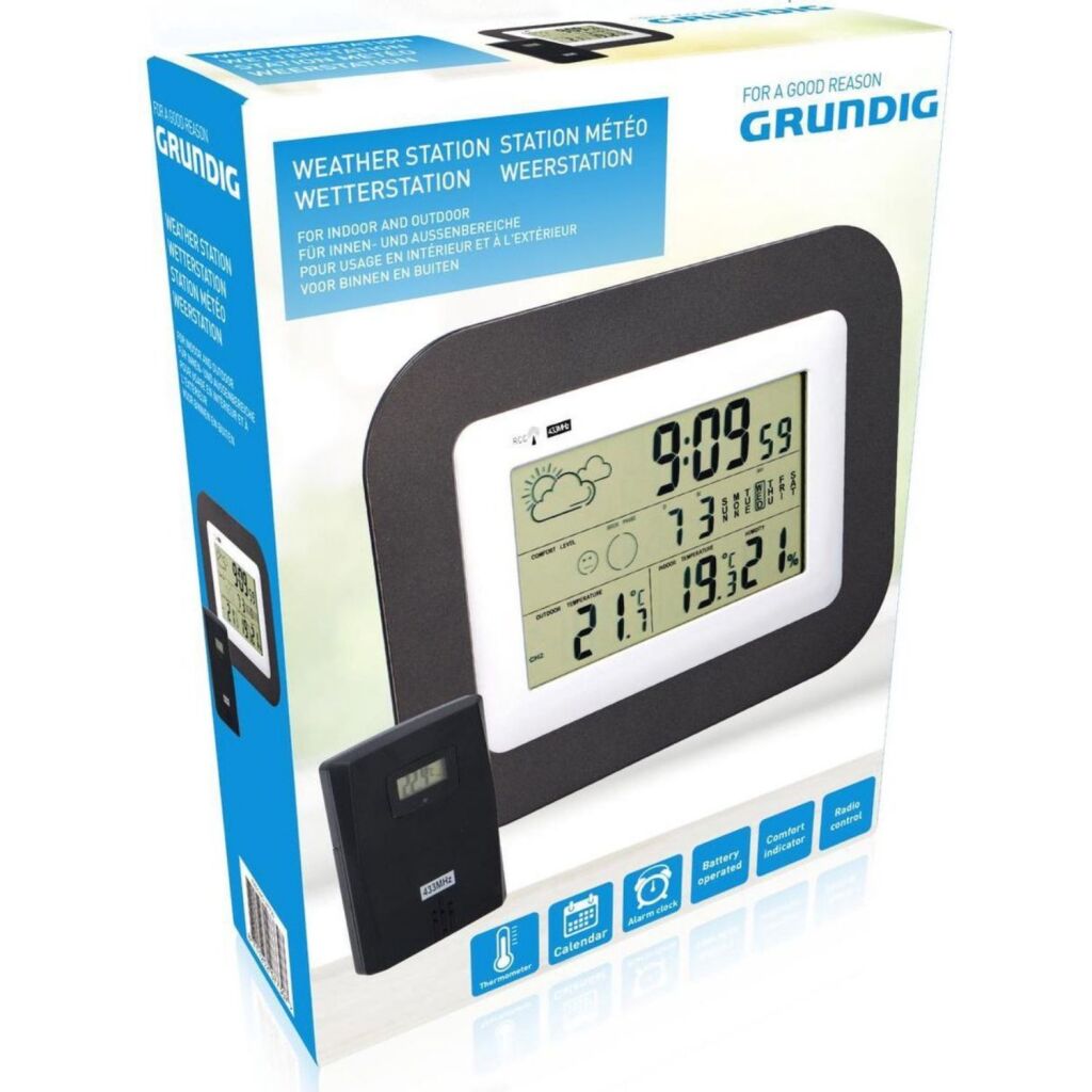 Grundig Grundig Weerstation Binnen en Buiten Zwart