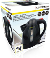 Bouilloire de camping Dunlop noire prise 12v