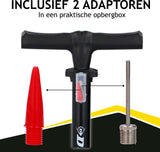 Dunlop Standing Bicycle Pump Version analogique METTRE ANALOGE METTRE DOUBLE VALVE NOIR