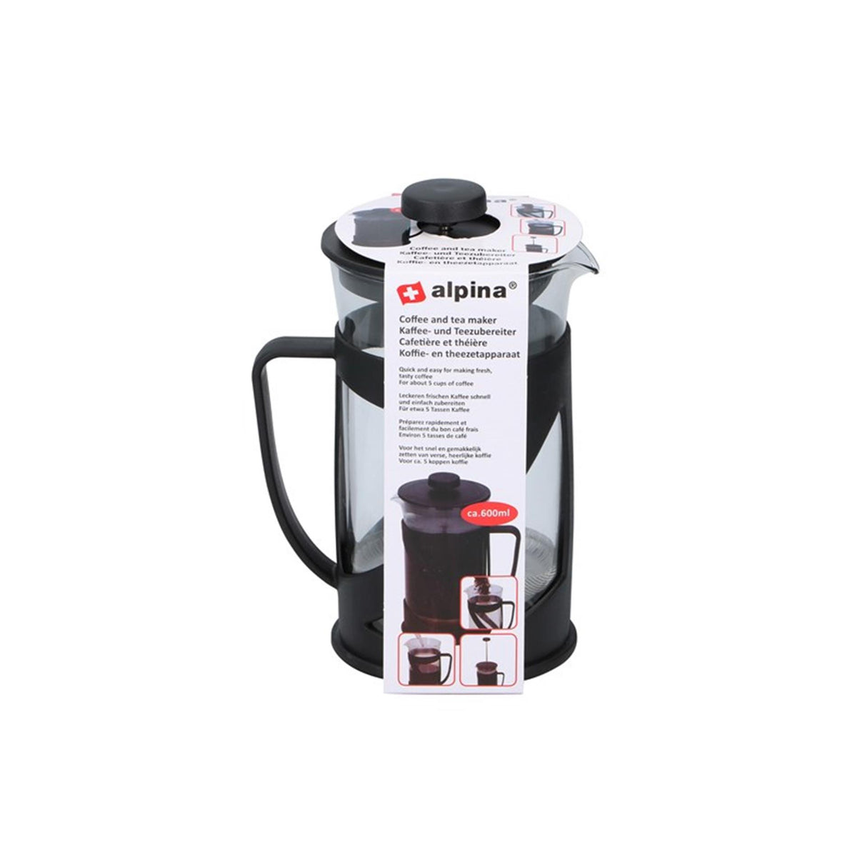 Verre à cafetière Alpina 600ml