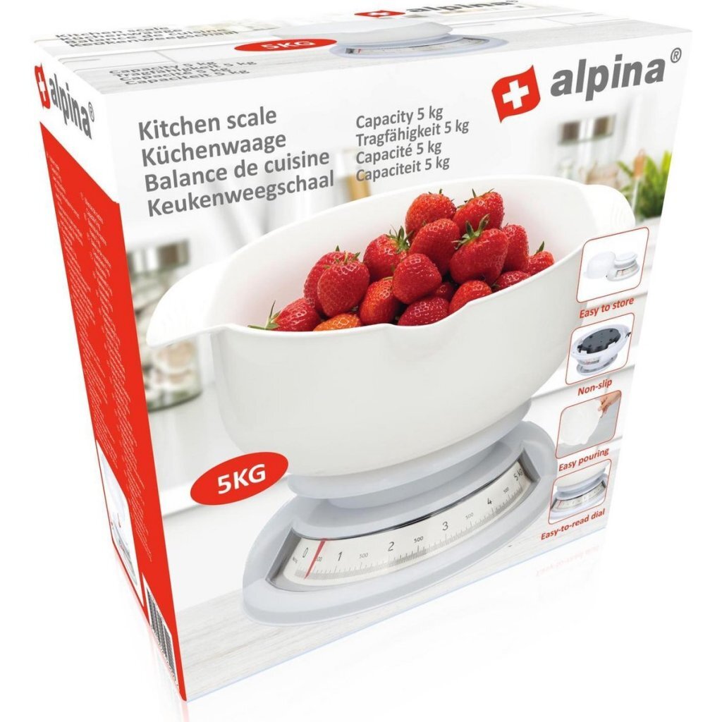 Alpina analog köksskala 5 kg