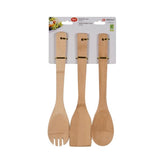 Alpina set de spatules 3 pièces 29,5 cm bambou | 3 pièces