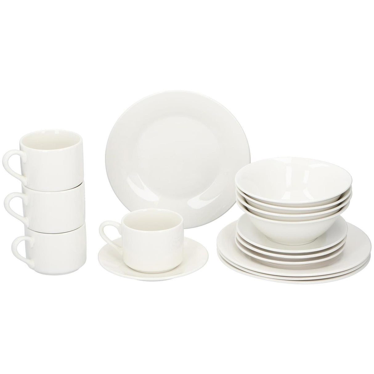 Vaisselle petit déjeuner Alpina 16 pièces