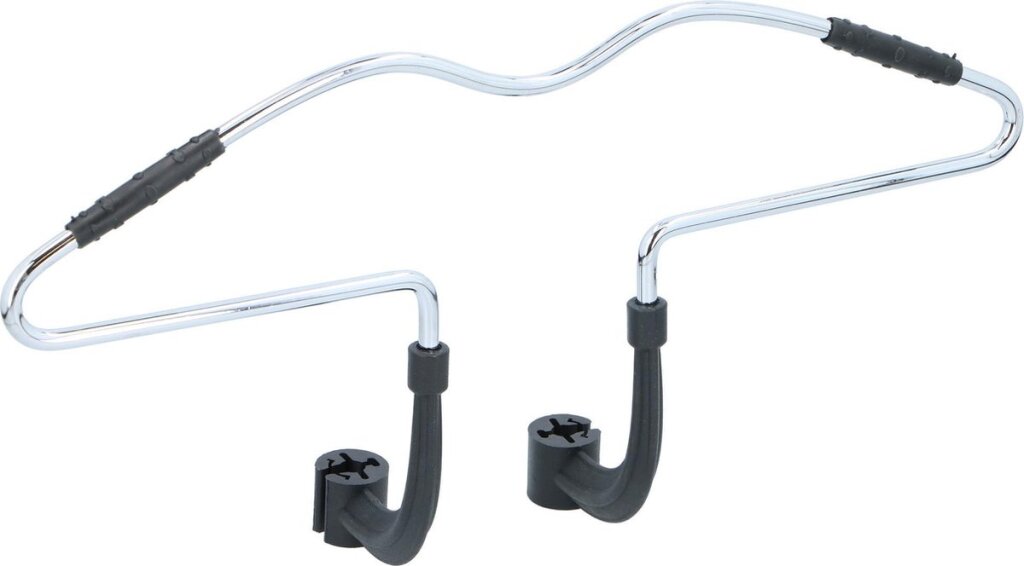Dunlop cintre de voiture pour appui-tête 42,5x3x14,3cm chrome argent