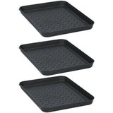 Conteneurs multifonctionnels Tom 35x27,5x3 cm 3 pièces noir