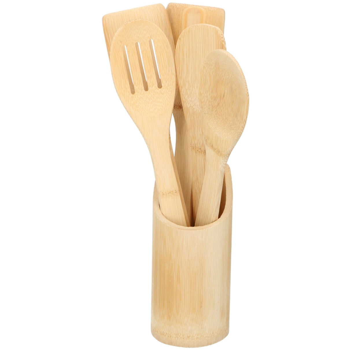 Set de spatules de cuisine Lifetime en bambou 5 pièces