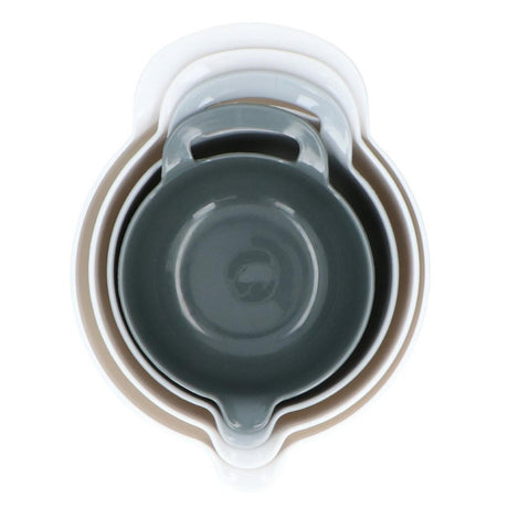Alpina set de bols mélangeurs en plastique 4 pièces 1,2 1,65 2,4 3l