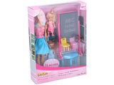 Eddy toys poupée de mode professeur 29cm ensemble de 6 pièces