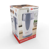 Moulin à café électrique Alpina 150w blanc gris