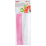Pailles en plastique Alpina, lot de 10