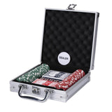 Jeu de poker Lifetime Games 100 pièces dans un coffret en aluminium