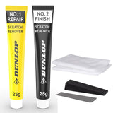 Kit de réparation de rayures pour voiture Dunlop, 9 pièces