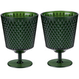 Alpina ensemble de verres à vin 2 pièces 200ml en plastique