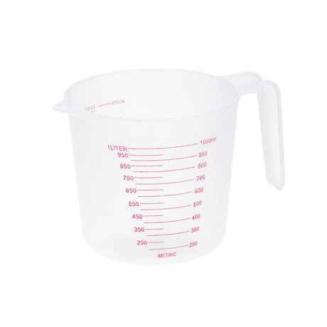 Gobelet doseur basique en plastique 1l