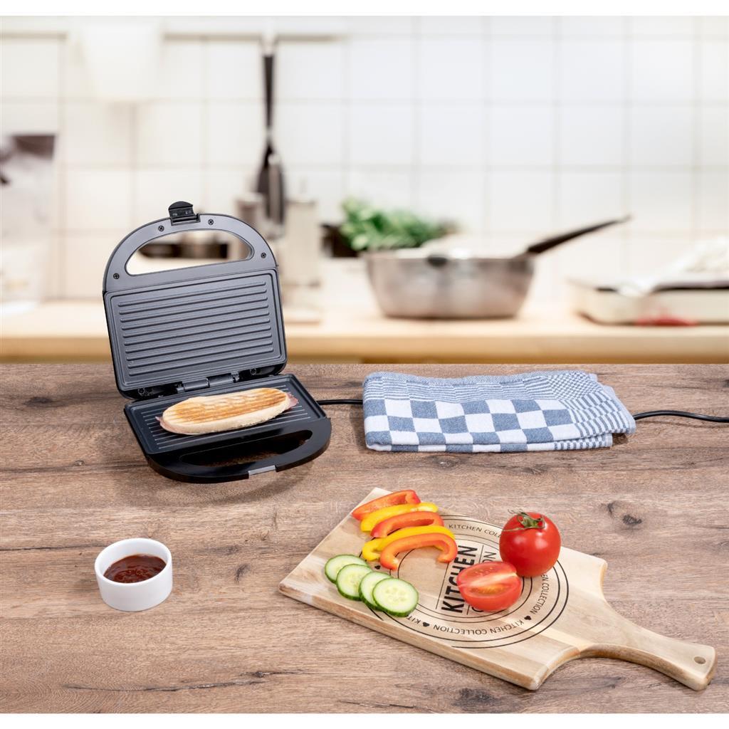 Alpina contactgrill 750w zwart