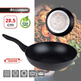 Poêle wok Alpina ø28,5cm aluminium