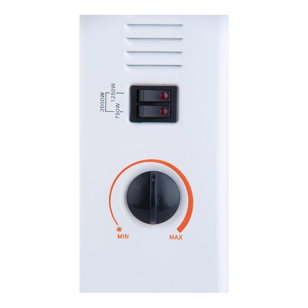 Alpina convecteur 2000w blanc noir