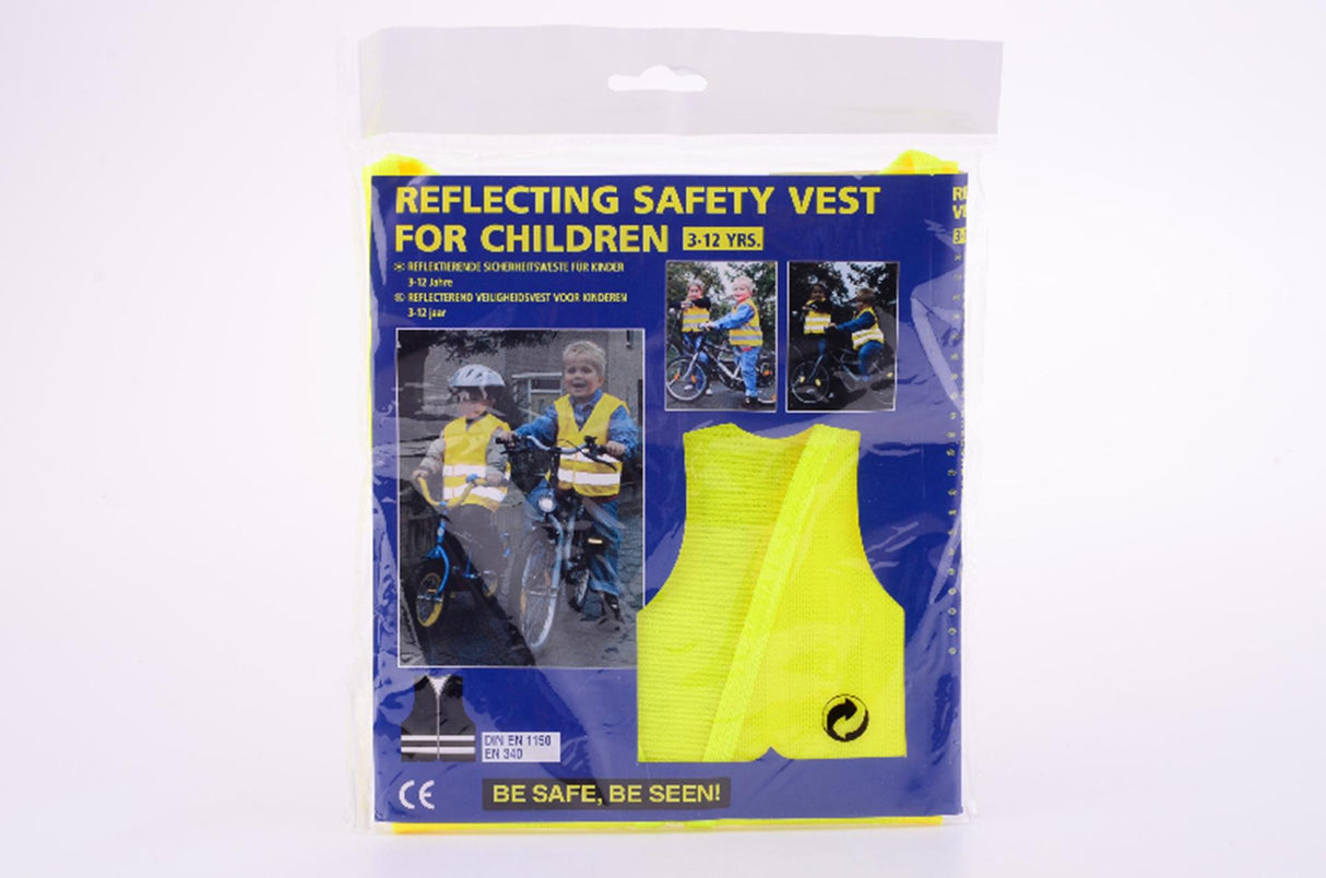 Gilet de sécurité All Ride enfants 3-12 ans jaune