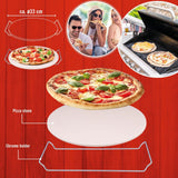 Barbecue collection four pierre cuisson pizza, pain et toasts ?33cm