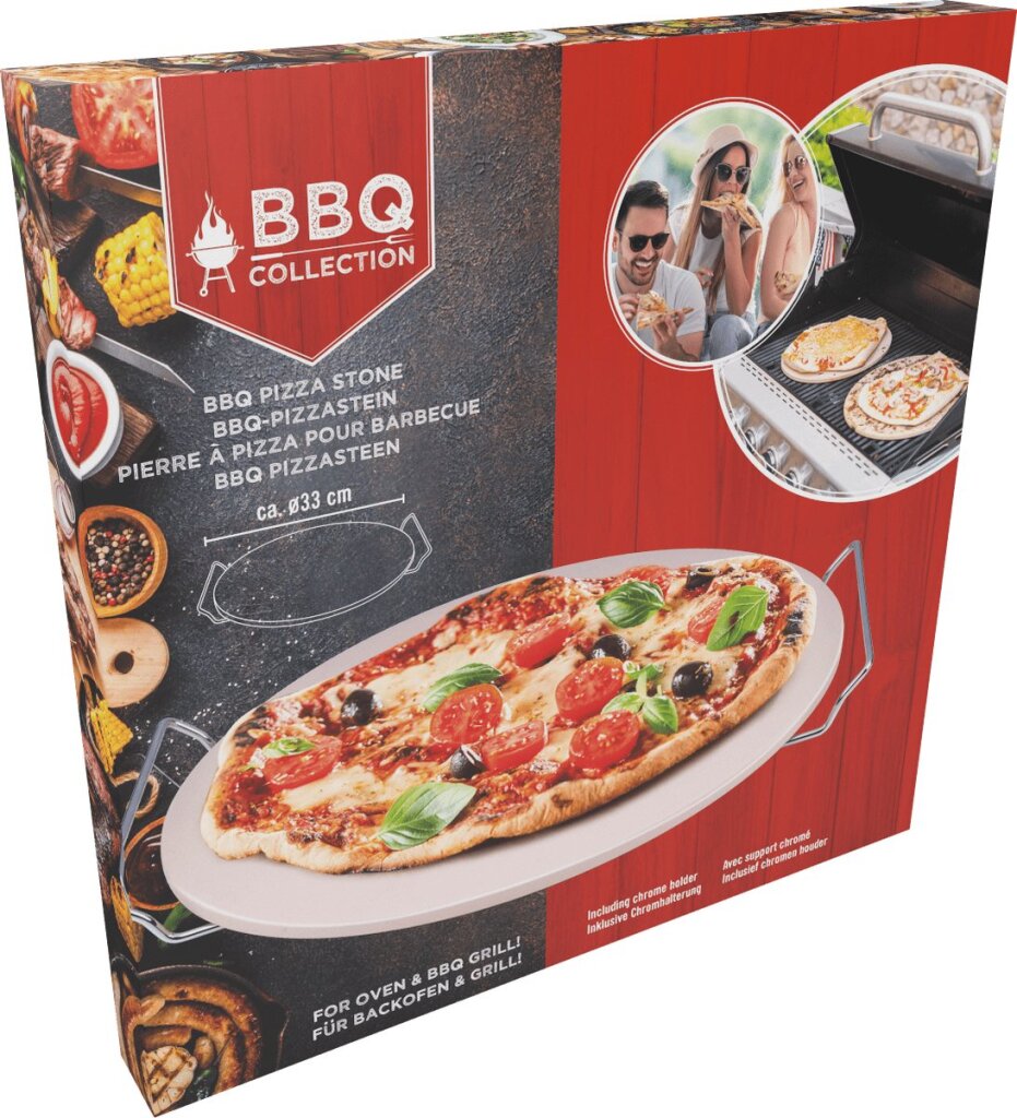 Barbecue collection four pierre cuisson pizza, pain et toasts ?33cm