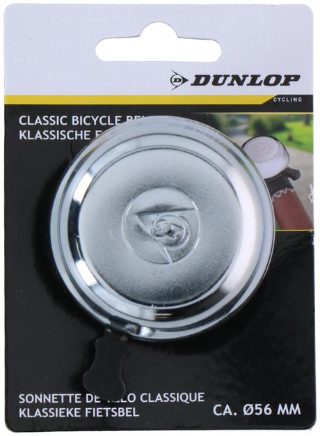 Cloche de vélo classique en argent