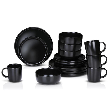 Alpina service de table 16 pièces ø26,5cm noir