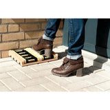 Balayeuse à sabots et bottes en bois Basic avec brosses 35x26x5,5 cm